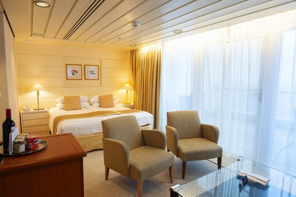 Fred Olsen Cruise Lines Balmoral Marquee Suite, Balmoral cabin.jpg